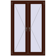 KORSA BASE (Euro-Design 60) 1000x1600 mm BLACK_CHERRY two-sided