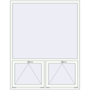 KORSA BRILLANT 1500x1900 mm RAL 9016 Traffic white two-sided KORSA BRILLANT 1500x1900 mm RAL 9016 Traffic white two-sided