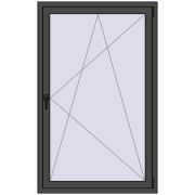 KORSA BASE (Euro-Design 60) 1000x1600 mm BASALT_GREY two-sided