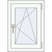 KORSA BASE (Euro-Design 60) 500x700 mm RAL 9016 Traffic white two-sided