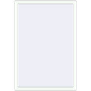 Tilt-and-Turn 1000x1500 mm KORSA STANDARD (Euro 70) RAL 9016 Traffic white two-sided