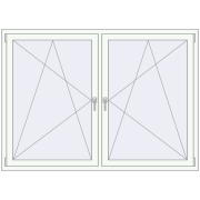 KORSA ENERGY-SAVING (SYNEGO MD) 1835x1300 mm RAL 9016 Traffic white two-sided